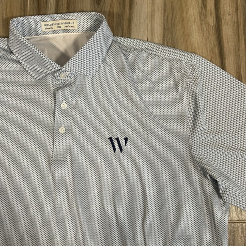 Holderness‎ & Bourne Polo Shirt The Armfield Mens XXL Teal Golf Performance Logo